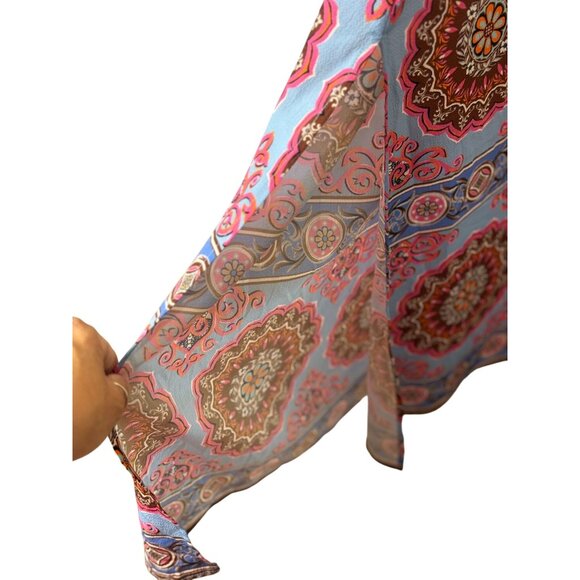 Umgee Babydoll Y2K Style Maxi Dress Adjustable Strap Size Medium Fairy Boho - Picture 10 of 13